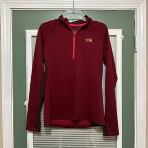 The North Face Women's 1/4 Zip Running Long Sleeve Athletic Top Size Medium